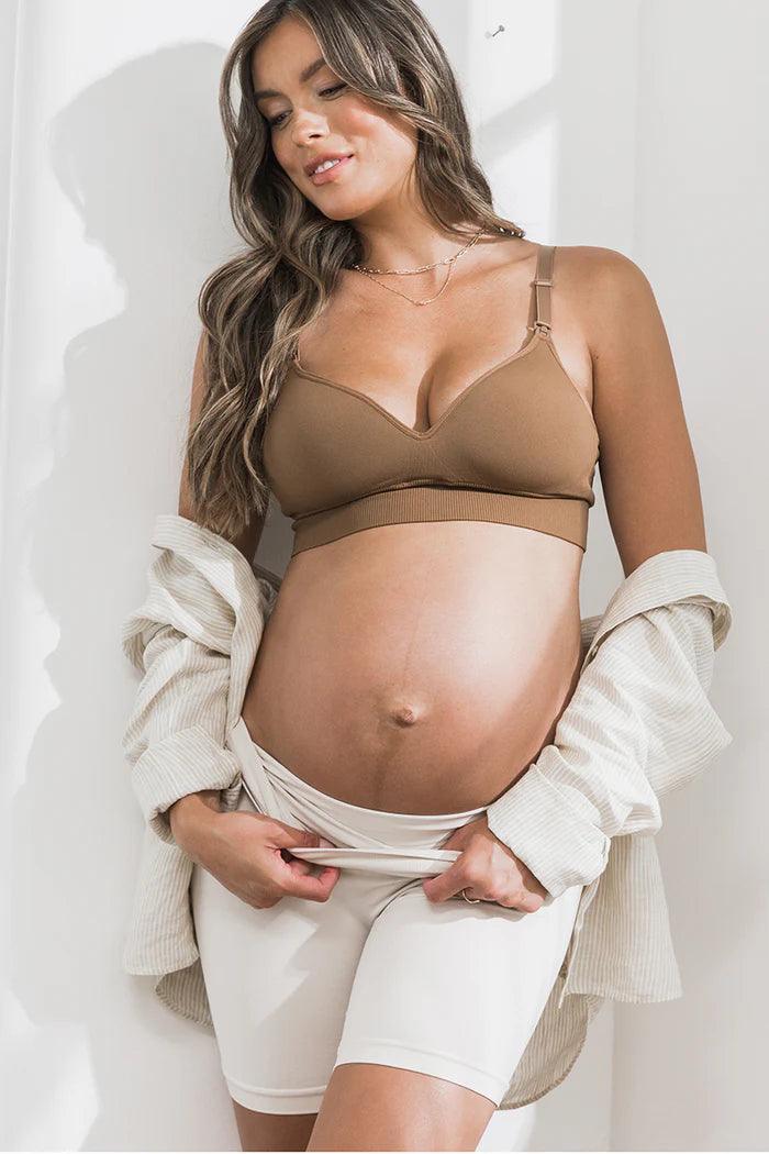 Shorts Suporte de Barriga de Maternidade