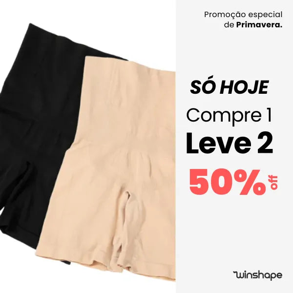 Short Modelador Winshape Redutor de Medidas (Compre 1 Leve 2)