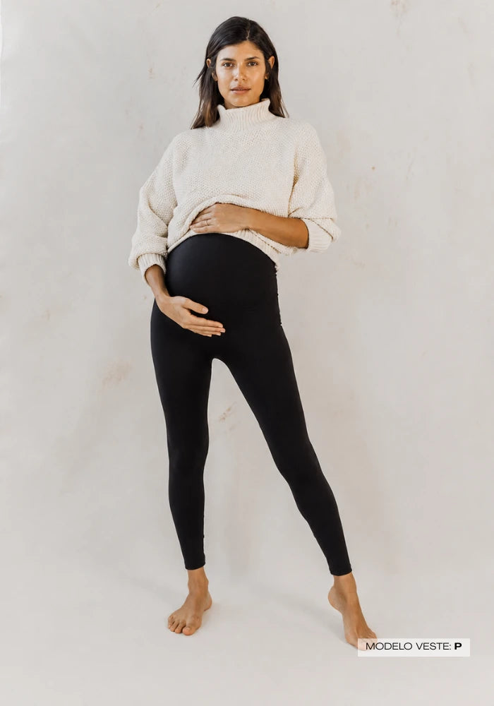 Legging Maternidade: Alívio para Lombar e Sustentação Anatômica