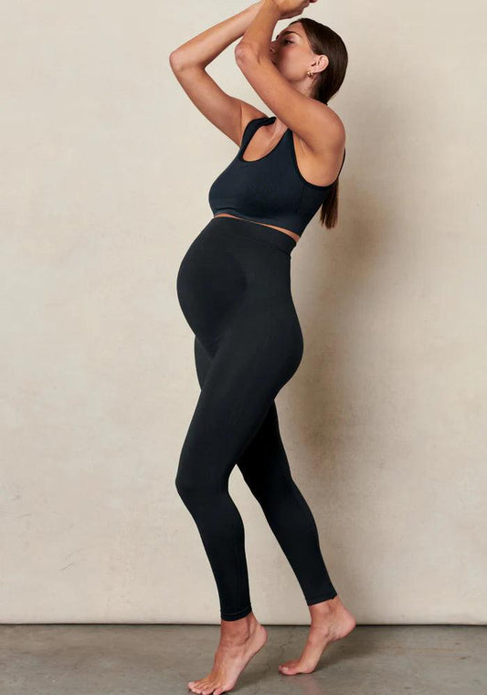 Calça Legging de Apoio para Gestante – Conforto e Sustentação Diária