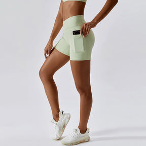 Shorts Cintura Alta com bolso - Winshape