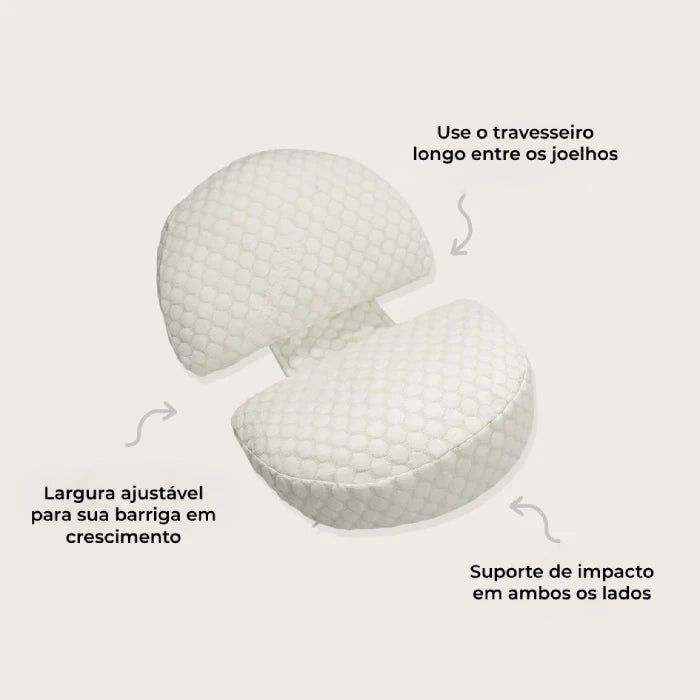 Travesseiro para Gestante Winshape - Suporte Essencial Para a Sua Gravidez
