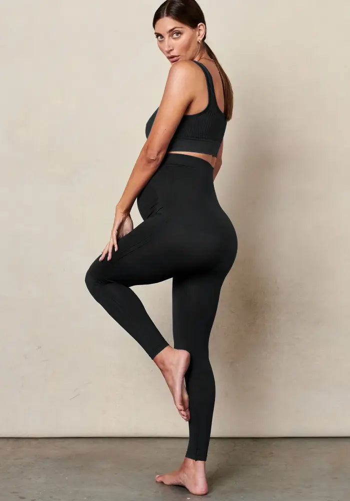 Legging Maternidade: Alívio para Lombar e Sustentação Anatômica
